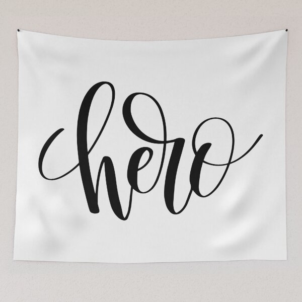 Item preview, HERO typographic design designed and sold by Fernando Ariel.