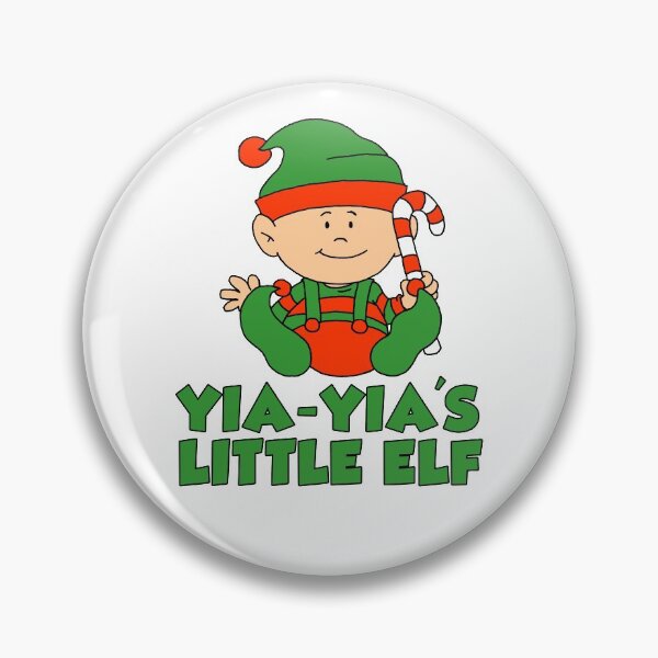 Item preview, Yia-Yia's Little Elf Cartoon Greek Grandmother Christmas designed and sold by jaycartoonist.