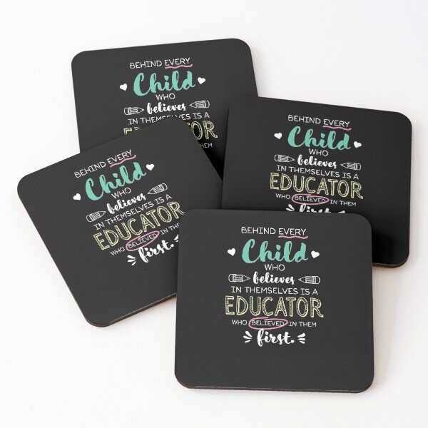 Item preview, Great Educator who believed - Appreciation Quote designed and sold by betternotes.