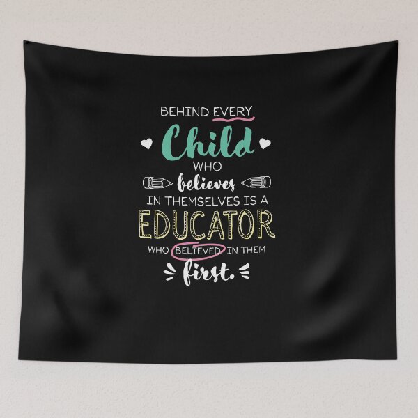 Item preview, Great Educator who believed - Appreciation Quote designed and sold by betternotes.