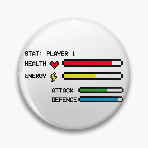 Item preview, Video Game: Health Bar designed and sold by MuddleDerp.