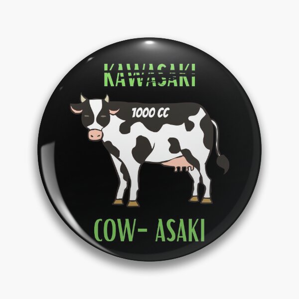 Item preview, Funny Kawasaki Cow Design designed and sold by narcocynic.