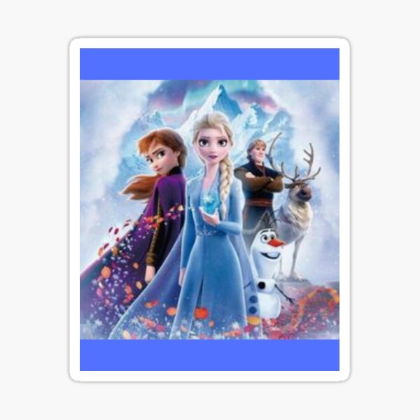 La Reine Des Neige Sticker By Aslamxpro Redbubble