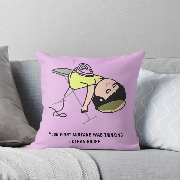 Item preview, Thinking I Clean House, Funny Cartoon Housekeeping Humor designed and sold by SavvyCleaner.