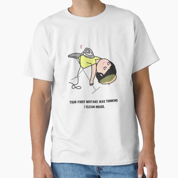Item preview, Thinking I Clean House, Funny Cartoon Housekeeping Humor designed and sold by SavvyCleaner.