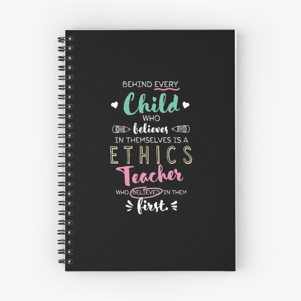 Item preview, Great Ethics Teacher who believed - Appreciation Quote designed and sold by betternotes.