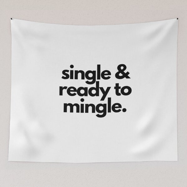 Item preview, Single Ready Sarcastic Little White Lie Party Quote designed and sold by luchik-and-co.