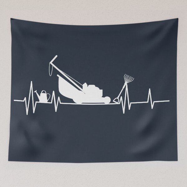 Item preview, mower heartbeat ,gardening lover designed and sold by ELmezz.
