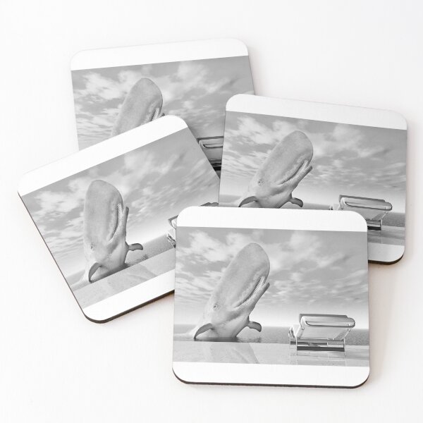 Item preview, Emerging sperm whale and deck chair designed and sold by MIRO3D.