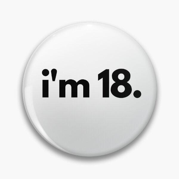 Item preview, Minimalist 18th Birthday White Lie Party Funny Quote  designed and sold by luchik-and-co.