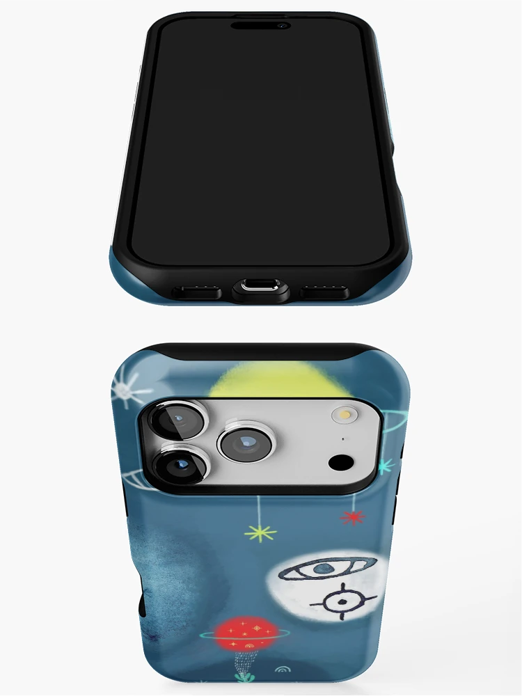 Thumbnail 3 of 4, iPhone Case, Cosmos pattern designed and sold by Rachel Oldfield.