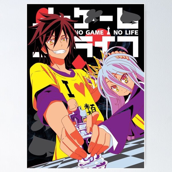 No Game No Life' Poster, picture, metal print, paint by Cooke