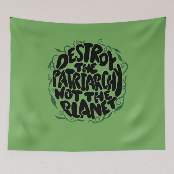 Item preview, Destroy the Patriarchy not the planet  designed and sold by FrictionMaxxing.