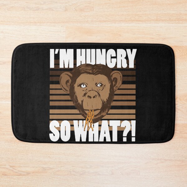 Item preview, Monkey eat up I'm hungry Pasta Funny Hungry so what designed and sold by tarek25.