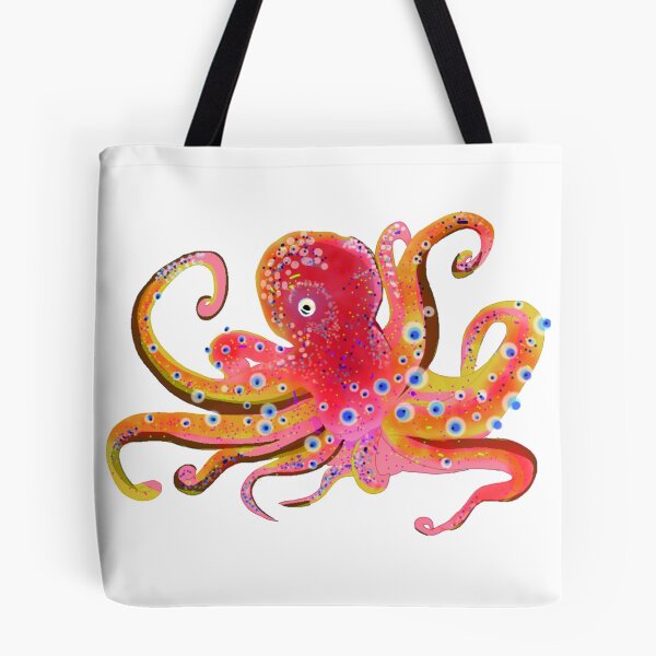 Item preview, Pulpo colorido llamativo designed and sold by StylishSpectrum.
