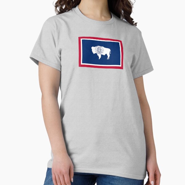 Wyoming Flag Gifts, Masks, Stickers & Products Classic T-Shirt