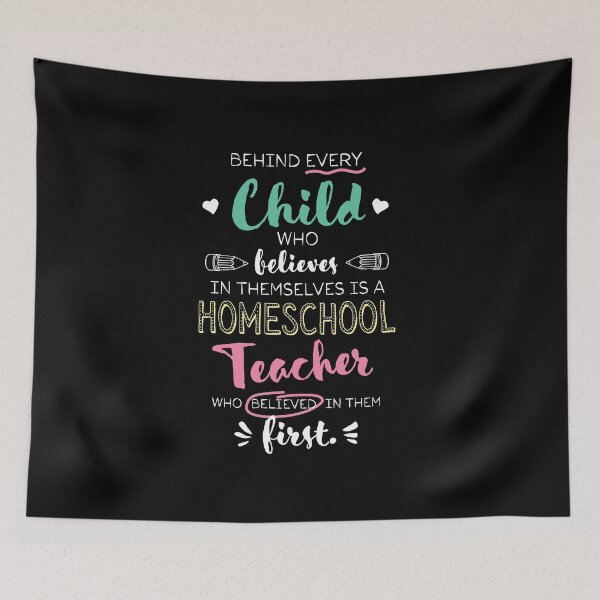 Item preview, Great Homeschool Teacher who believed - Appreciation Quote designed and sold by betternotes.