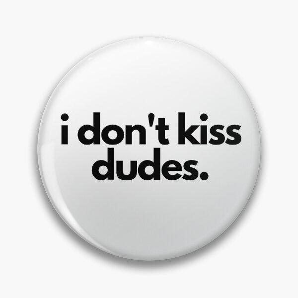 Item preview, Kissing Dudes White Lie Party Humor Quote  designed and sold by luchik-and-co.