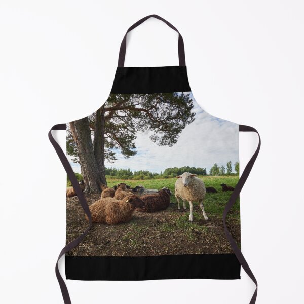 Item preview, Happy sheep on the field designed and sold by Jouko Lehto Photography.