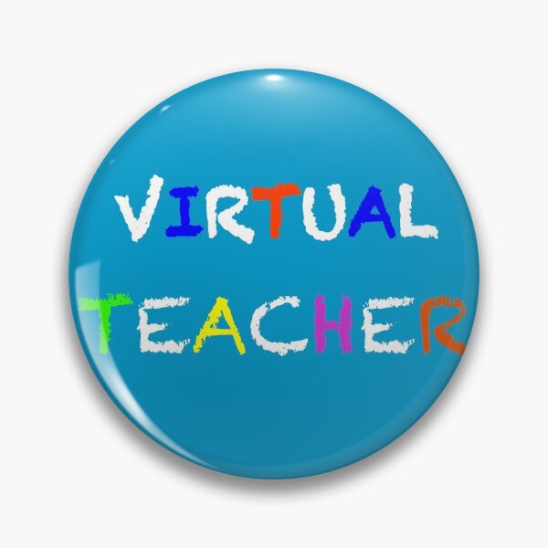 Item preview, Virtual Teacher designed and sold by WordsmithNerd.