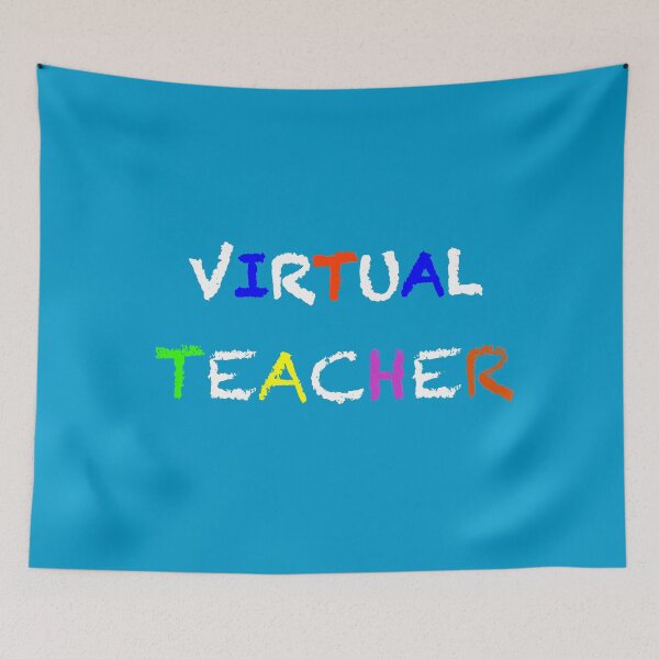 Item preview, Virtual Teacher designed and sold by WordsmithNerd.