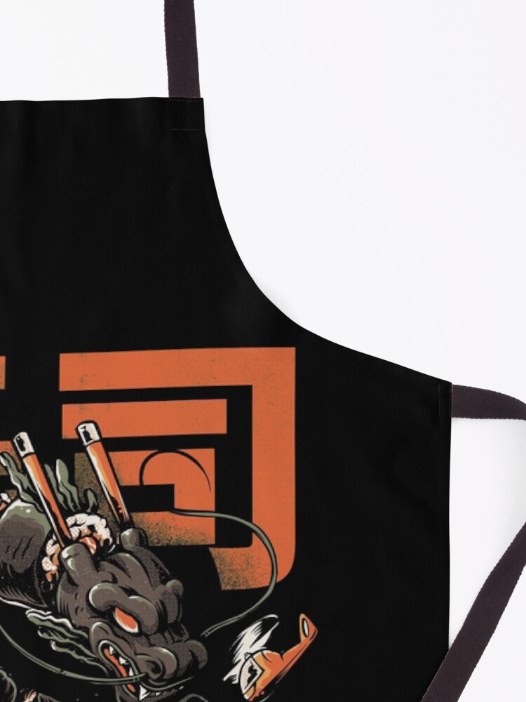 Alternate view of The Black Sushi Dragon Apron