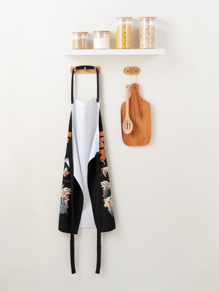 Alternate view of The Black Sushi Dragon Apron
