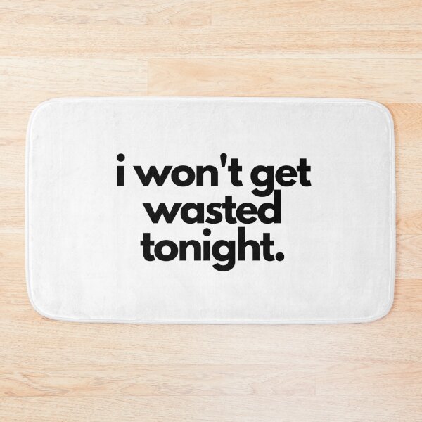 Item preview, Wasted Sarcastic Promise Little White Lie Party Quote designed and sold by luchik-and-co.