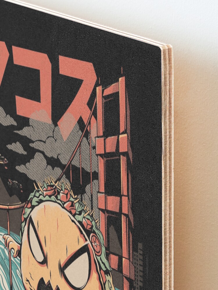Alternate view of The Black Takaiju Mounted Print