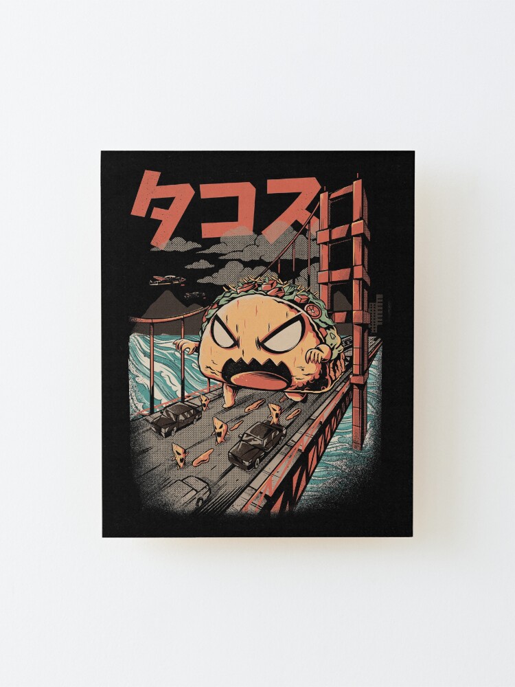 Alternate view of The Black Takaiju Mounted Print