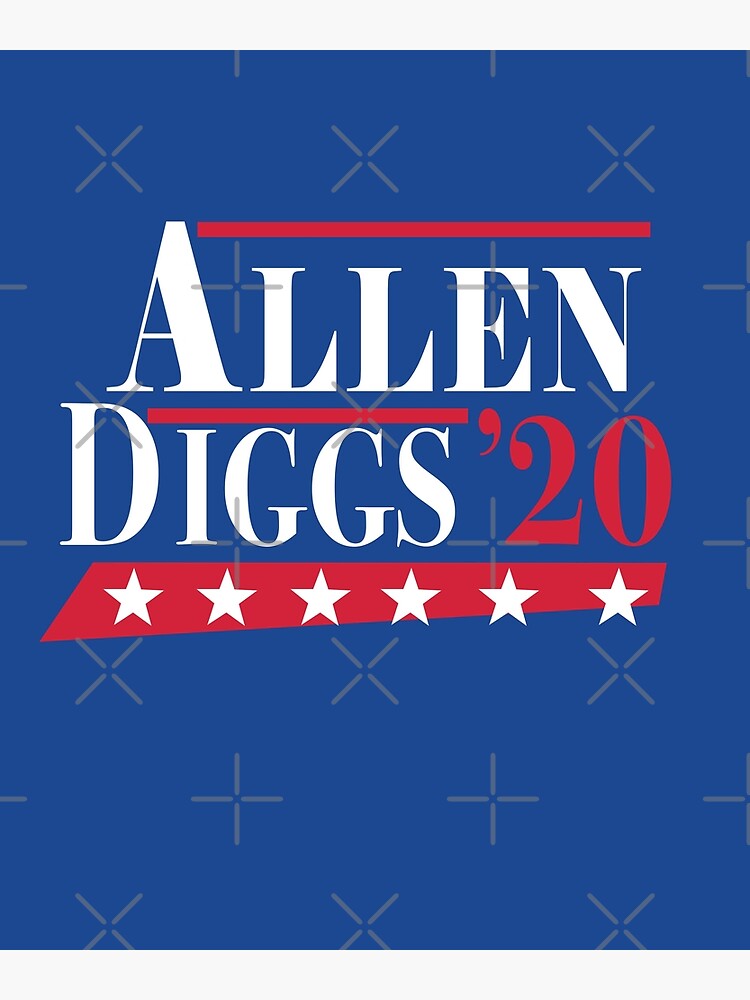 Disover Funny Josh Allen x Stefon Diggs 2020 Buffalo Bills gift Premium Matte Vertical Poster