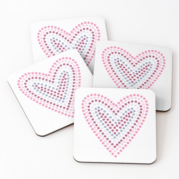 Item preview, Love heart of dots on white designed and sold by EngineerGoC.