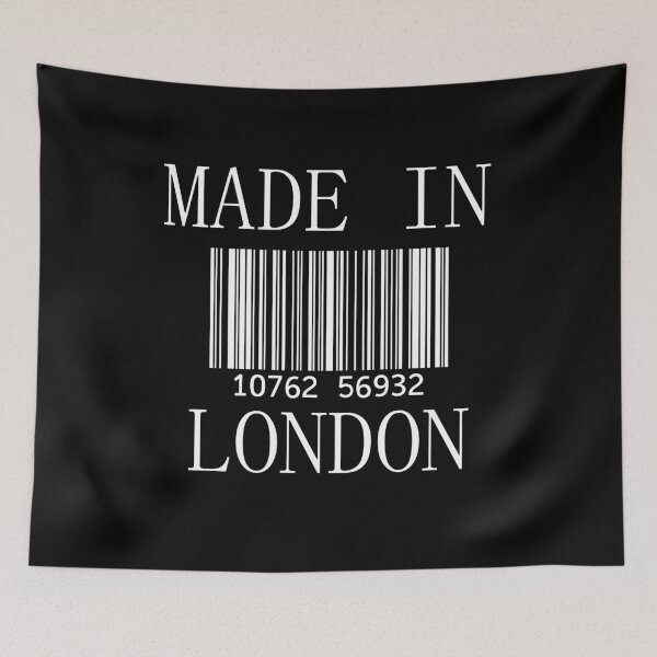 Item preview, "Made In London" Barcode (fake) designed and sold by domo85.