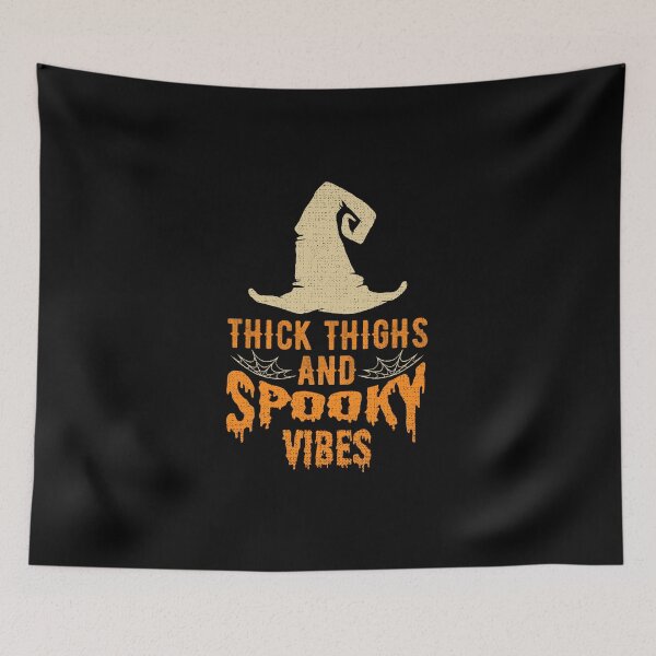 Item preview, Thick Thighs And Spooky Vibes Halloween designed and sold by artworkbyrihen.