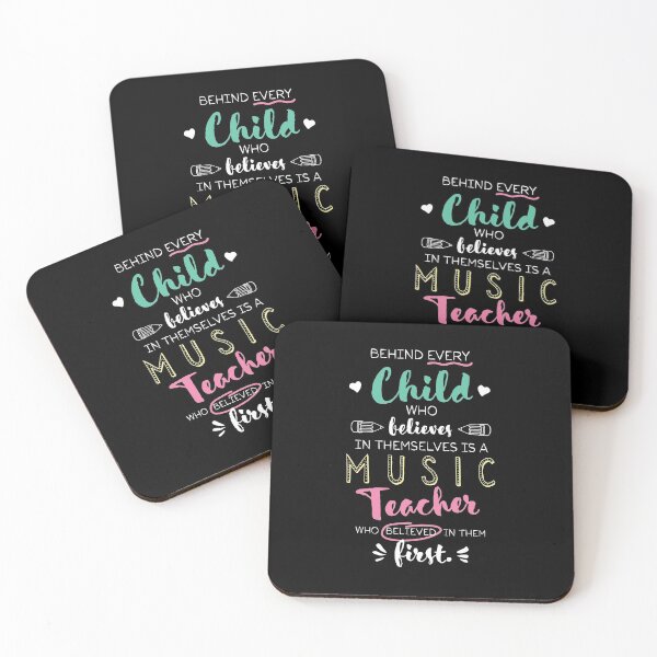Item preview, Great Music Teacher who believed - Appreciation Quote designed and sold by betternotes.