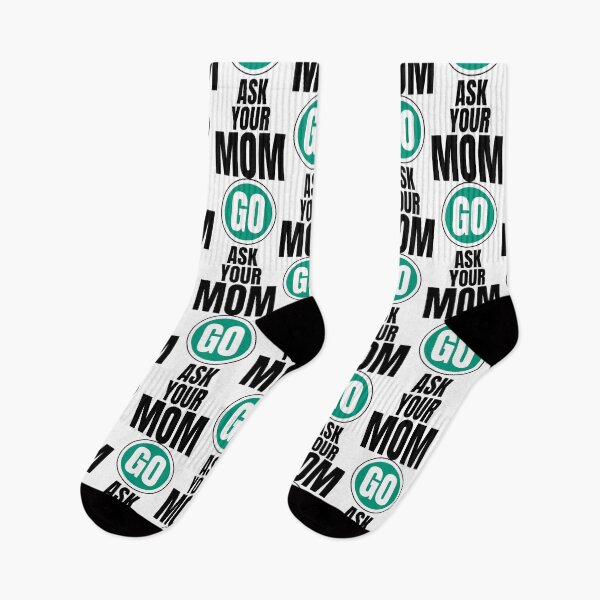 Item preview, Go ask your mom funny graphic designed and sold by PlusAdore.