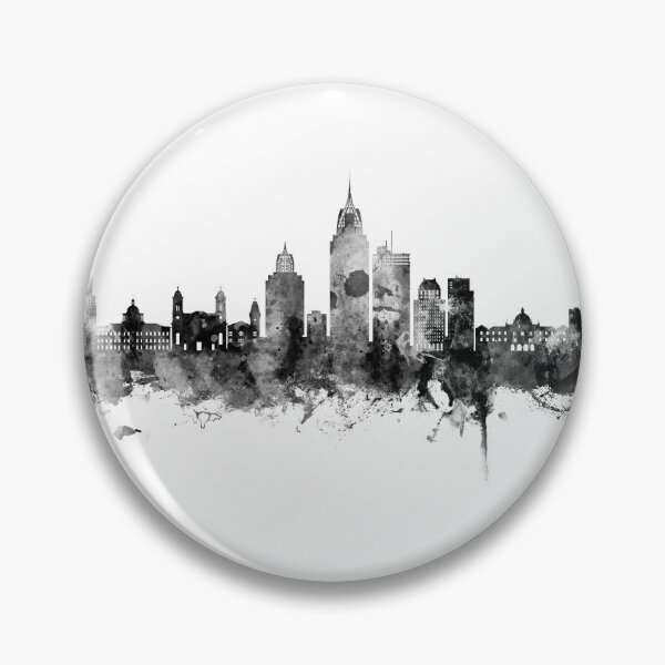 Item preview, Mobile Alabama Skyline designed and sold by ArtPrints.