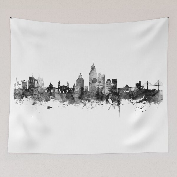 Item preview, Mobile Alabama Skyline designed and sold by ArtPrints.