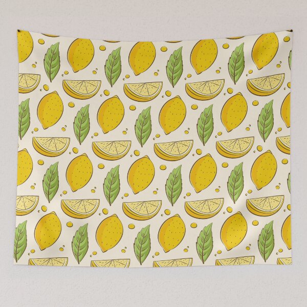 Item preview, Citrus Fruit Lemon Vegan Pattern Gift designed and sold by Patterntastic.