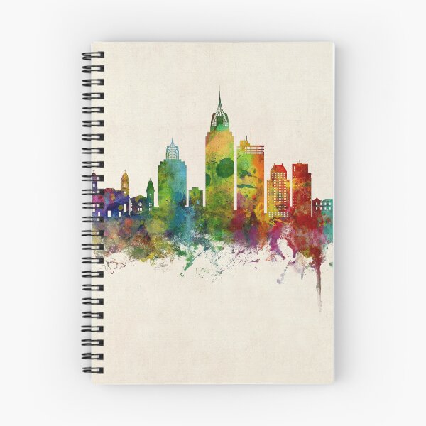 Item preview, Mobile Alabama Skyline designed and sold by ArtPrints.