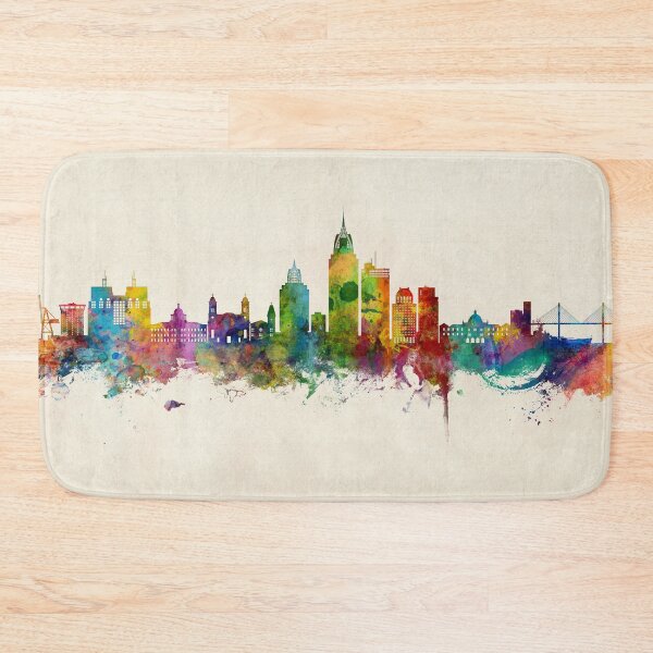 Item preview, Mobile Alabama Skyline designed and sold by ArtPrints.