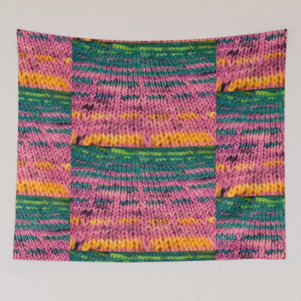 Item preview, That's How You Get Mutants Knitted Fabric designed and sold by Rebel Purl.