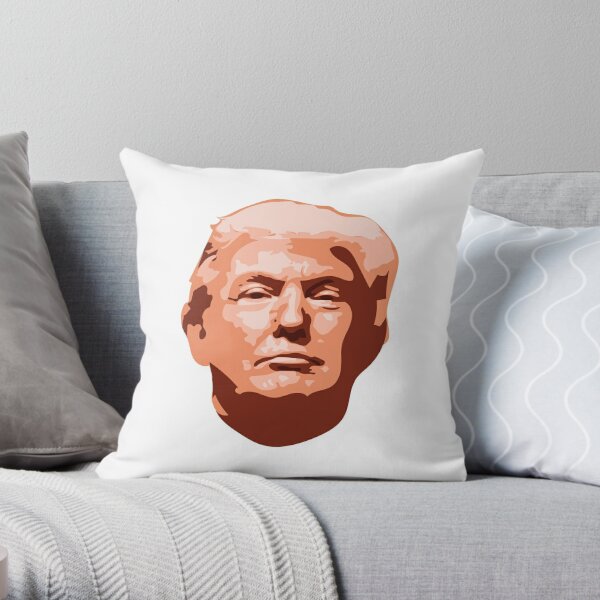 Donald Trump Face Throw Pillow