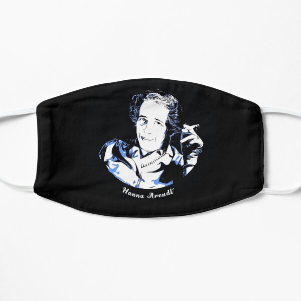 Philosophy Gifts - Hannah Arendt - Philosophical Gifts - Philosophy Shirts - Mugs - Students Flat Mask
