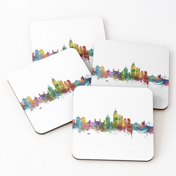 Item preview, Mobile Alabama Skyline designed and sold by ArtPrints.