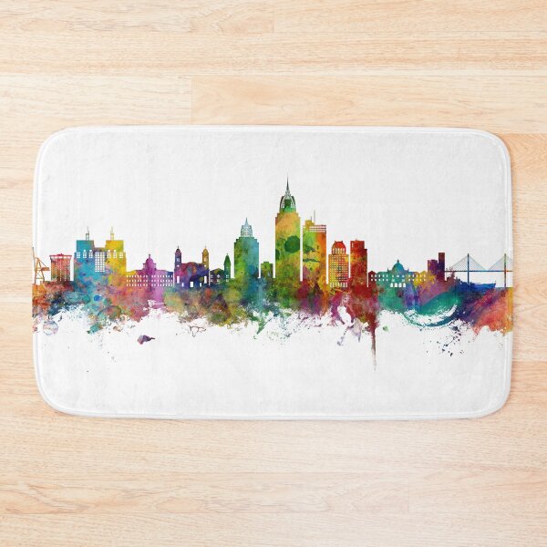 Item preview, Mobile Alabama Skyline designed and sold by ArtPrints.