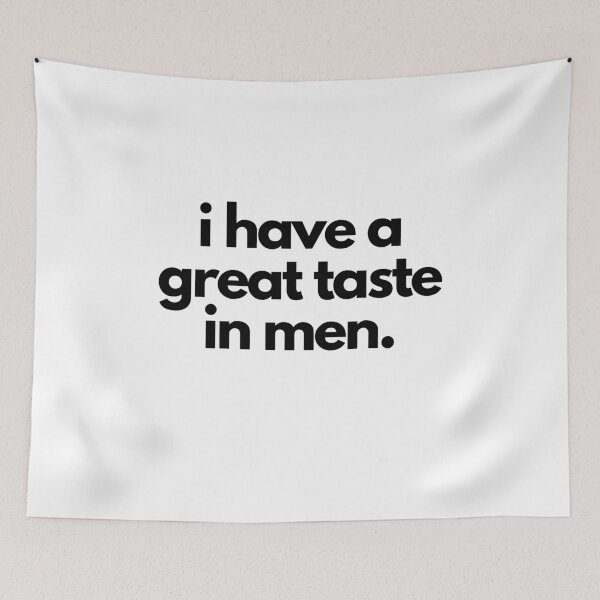 Item preview, Great Taste Men White Lie Party Funny Quote designed and sold by luchik-and-co.