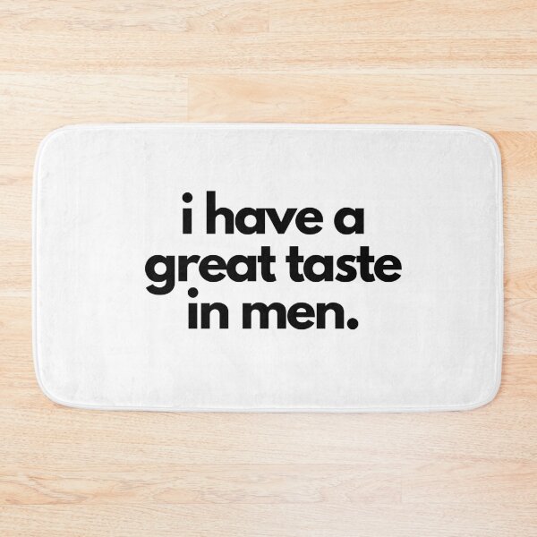 Item preview, Great Taste Men White Lie Party Funny Quote designed and sold by luchik-and-co.