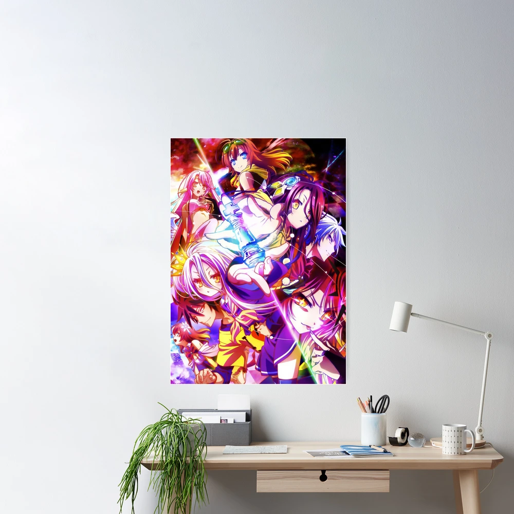 No Game No Life' Poster, picture, metal print, paint by Cooke