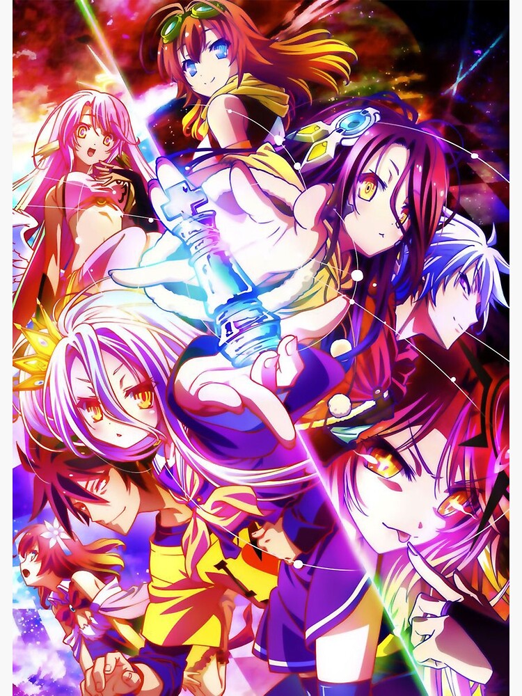 No Game No Life' Poster, picture, metal print, paint by Cooke